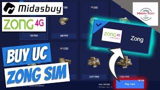 How to Buy UC from Midasbuy using ZONG SIM  | Buy UC using Zong SIM