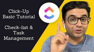 Guide to ClickUp Basic  -  Task Management and Checklists