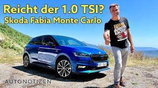 Skoda Fabia 1.0 TSI Monte Carlo: Reicht der Dreizylinder mit 110 PS? Test | Review | 2022