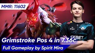  Mira GRIMSTROKE 7.36 SUPPORT 4 Pos | Dota 2 Pro Gameplay