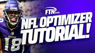 NFL DFS Optimizer Tutorial | NFL DFS Stacking and Strategies for DraftKings and Fanduel