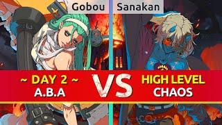 GGST ▰ Gobou (DAY 2 A.B.A) vs Sanakan (Happy Chaos). High Level Gameplay