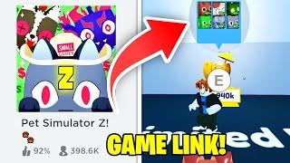 *UPDATED* PET SIMULATOR Z LINK! (HOW TO JOIN) 