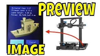 3D Print Preview Images on Ender 3 V2 Display