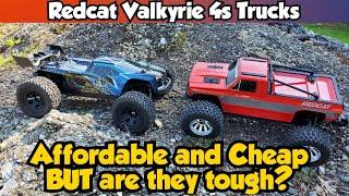 AFFORDABLE and FAST but are they TOUGH? Bashing the NEW Redcat Valkyrie 4s trucks