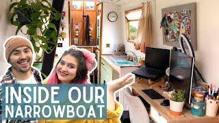 Narrowboat TOUR | Inside our 50ft TINY home!