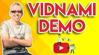 Vidnami Demo and WalkThrough - How To Create Videos With No Face