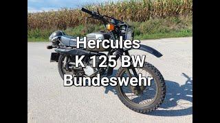 Hercules K 125 Bundeswehr, Krad, Kradmelder, BW, Walk Around, Start and Drive, Army