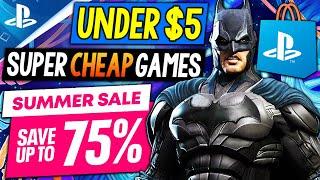 13 GREAT PSN Game Deals UNDER $5! PSN Summer Sale 2023 SUPER CHEAP PlayStation Games