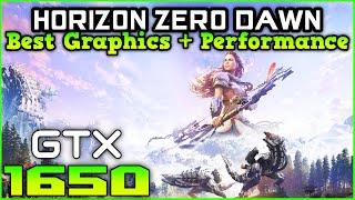 HORIZON ZERO DAWN - GTX 1650 FPS Test [Best Settings for 30+ FPS]