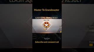 Master To Grandmaster New Season Rankpush || Season 16 Clash Squad Grandmaster || #shorts #short