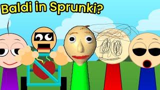 Sprunki, but Baldi is actually there??