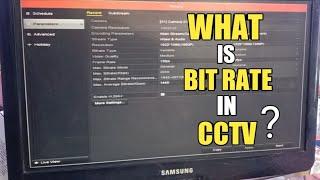 WHAT IS BIT RATE IN CCTV?
