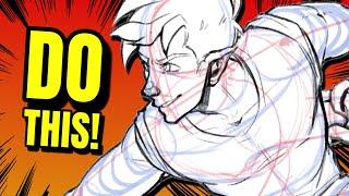 4 Ways to Draw Better Action Poses!