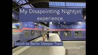 My Disapointing Nightjet Experience - Zurich to Berlin Sleeper Train