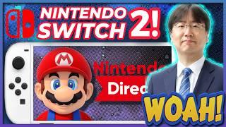 New Nintendo Switch 2 Direct Reveal Info Has Dropped! + 3D Mario Leak!