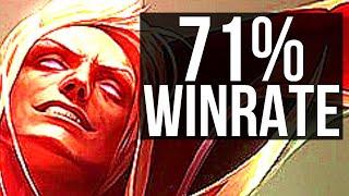 VLADIMIR vs YASUO (MID) | 71% winrate, 7/1/3, Godlike | KR Master | v10.24