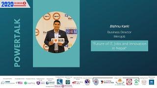 Bishnu Karki | CBO | Merojob | Future of IT, Jobs and Innovation in Nepal | Tech Conclave 2020