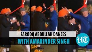 Watch: Farooq Abdullah shakes a leg with Capt Amarinder Singh at wedding