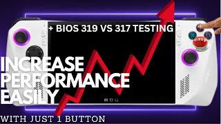 ASUS ROG Ally | Instant Performance INCREASE | Easy To Do + BIOS Test