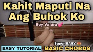 Kahit Maputi Na Ang Buhok Ko Guitar Tutorial - (Easy for Beginners)