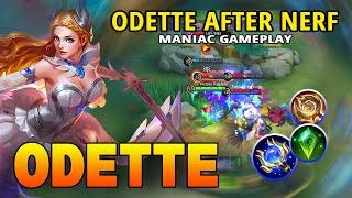 MANIAC!! Odette Brutal One Shot Combo!!   Build Top 1 Global Odette ~ Mobile Legends