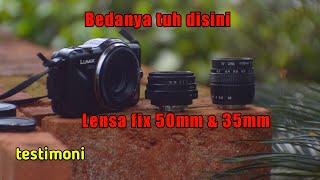 perbedaan bokeh lensa 35mm dan 50mm lensa fujian cctv #lensamurah #mamasmo #lensafixmurah #lensacctv