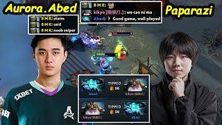 Aurora.Abed Storm Spirit Signature Hero against Paparazi Sniper China MIDLANE LEGEND Dota 2