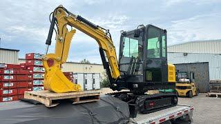 Unleash Power and Precision - 3.5Ton CAEL Excavator [Wider Cab]: Shipping Across Canada & USA