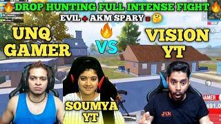 Unq gamer + Soumya yt vs Vision YT  fight - its ninja - unq gamer highlights #punjusquad