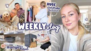 MOVE OUT WITH ME… wardrobe declutter, garden DIY & The Range haul  (WEEKLY VLOG)