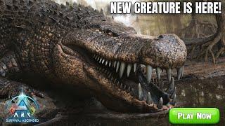 IT'S HERE! - ARK New Creature Update is LIVE! - The Deinosuchus and more!