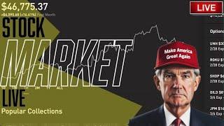 TRUMP + CRYPTO = CRAZY - Stock Market LIVE, Live Trading, Stocks To Buy NOW