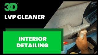 Using LVP cleaner for an interior detail