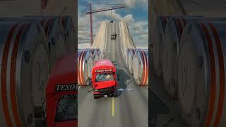 Cars & Capsule Bus vs Hydraulic Crush - BeamNG.Drive