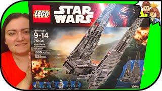 LEGO Star Wars Kylo Ren's Command Shuttle 75104 Review + 60 Second Build - BrickQueen