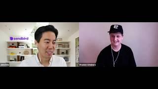 Preston Attebery presents BlockCities to Sendbird CEO John S. Kim - Pioneer Demo Livestream May 2020