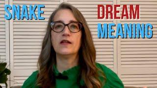 What SNAKES Mean In a Dream | Dream Interpretation