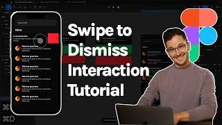 Create a Swipe-to-Dismiss Interaction in Figma! || Crema