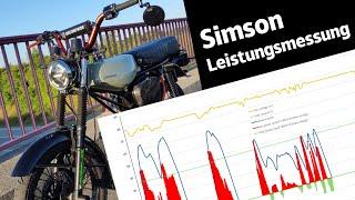 Simson - Leistungsmessung mittels Datenlogger