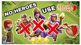 CLASH OF CLANS | HOW TO WIN 43% IN MULTIPLAYER BATTLES WITHOUT USING HEROES