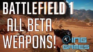 Battlefield 1 Beta - All WEAPON VARIANTS, Gadgets & More! (BF1 News)