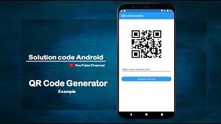how to generator qr code and barcode in android programmatically\android qr code generator kotlin