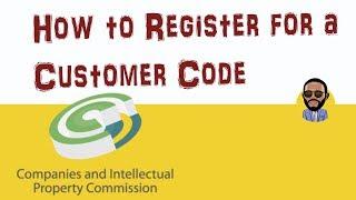 How to Register for Customer code