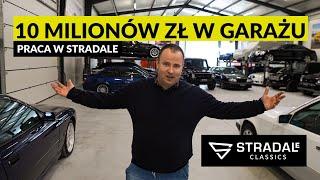 Auta warte 10 milionów złotych w garażu. Robert pokazuje nową siedzibę STRADALE.