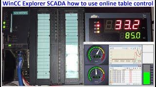 WinCC Exploer V8.0 view online table real time on WinCC RT SCADA