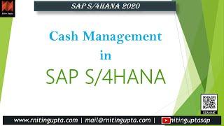 Introduction to Cash Management in SAP S/4HANA