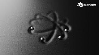 Explore atomic drawing with Dynamic Paint Blender 3D Tutorial