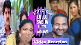 Lollu Sabha Suryavamsham Movie Spoof Video Reaction | Vijay Tv | Tamil Couple Reaction