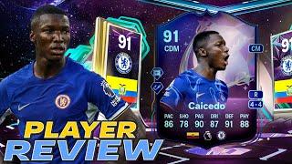 91 FANTASY FC MOISÉS CAICEDO PLAYER REVIEW - EA FC 25 ULTIMATE TEAM